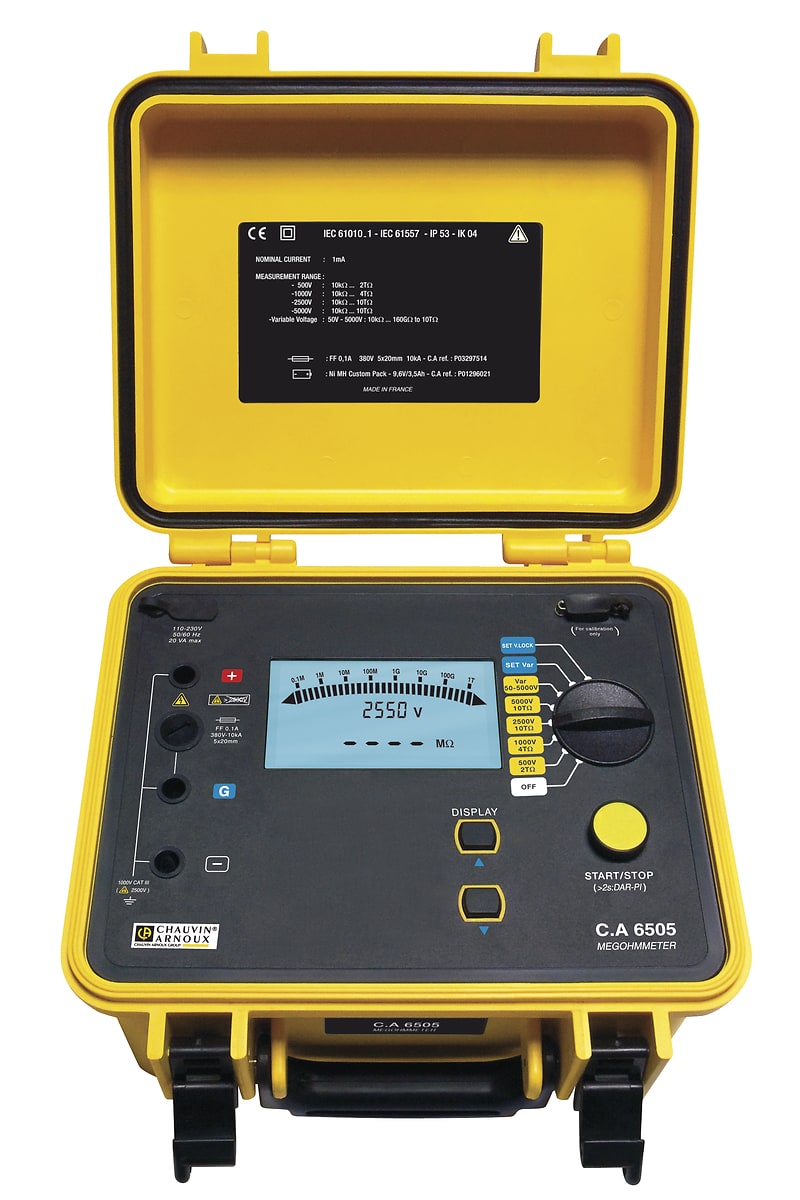A.M.R.A. SPA - AMRP01139714 CHAUVIN ARNOUX CA 6505 TESTER ISOLAMENTO