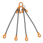 BM SPA - BMM080980254 Pendente per sollevamento con ganci Self-Locking e accorciatori catena a 4 bracci, grado 8