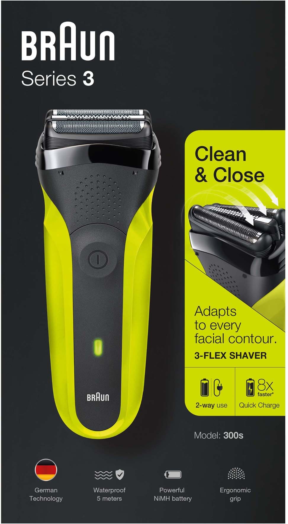BRAUN - BRA276326 Rasierer Series 3 Akku/Netz SensoFoil ab