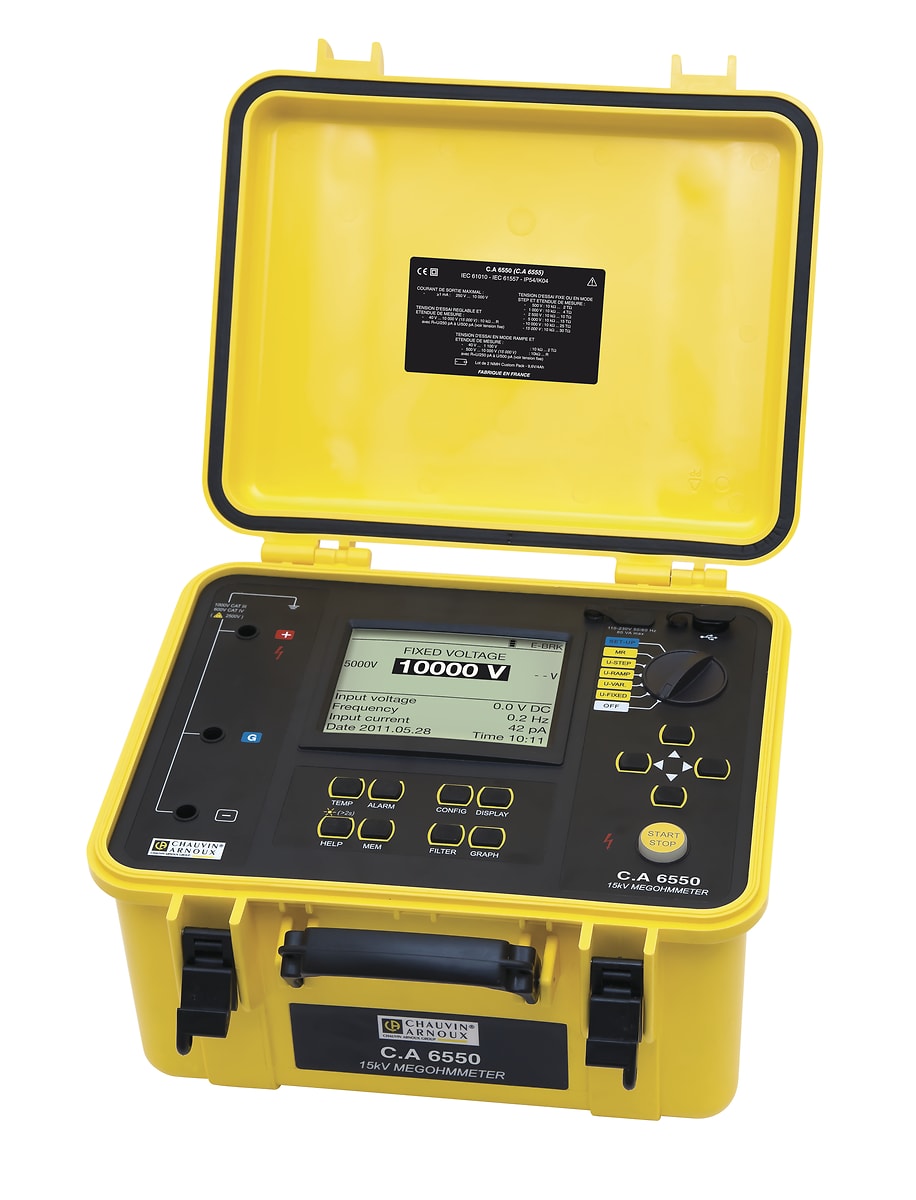 A.M.R.A. SPA - AMRP01139715 CHAUVIN ARNOUX CA 6550 TESTER ISOLAMENTO