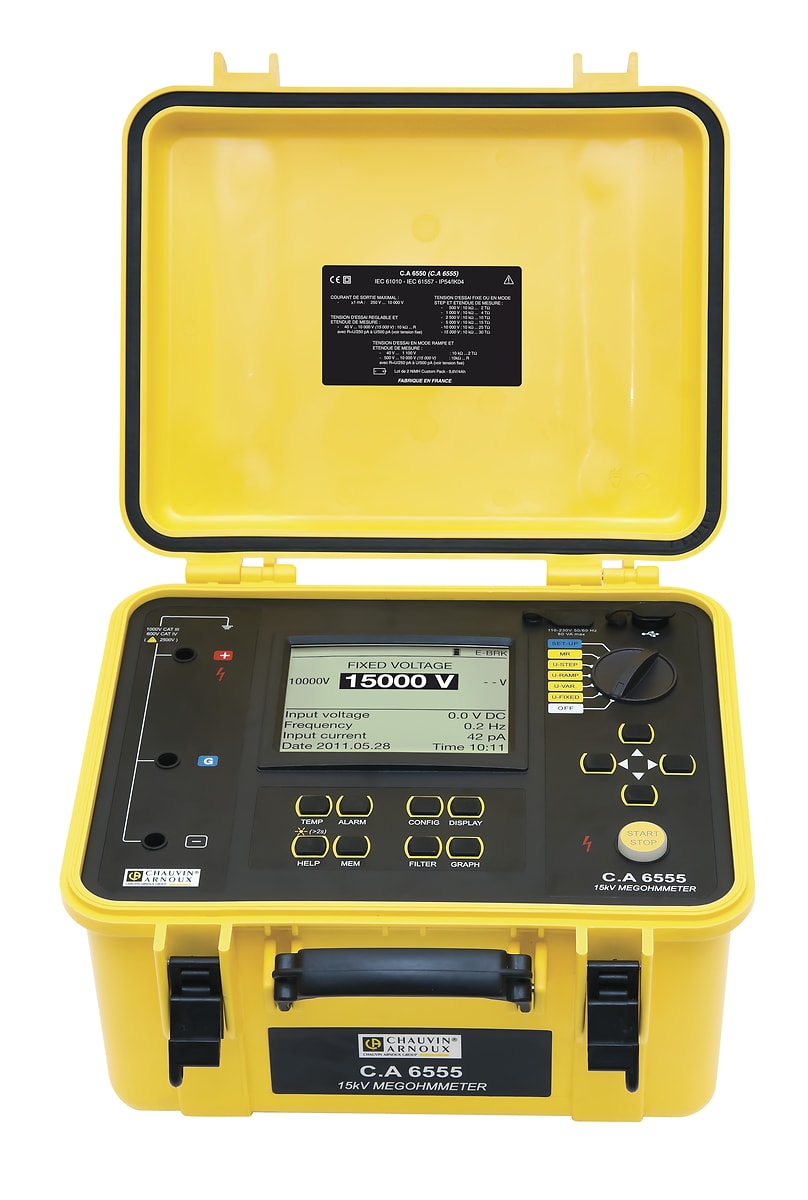 A.M.R.A. SPA - AMRP01139716 CHAUVIN ARNOUX CA 6555 TESTER ISOLAMENTO
