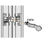 BTICINO - BTI81874 MAS HD LAMIERA -8 VITI AFFIANCAMENTO ARM