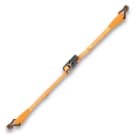 BM SPA - BMM081880450 Sistemi di legatura con 2 ganci ed asole, cricchetto tenditore LC 400kg nastro in poliestere ad alta tenacità (PES)