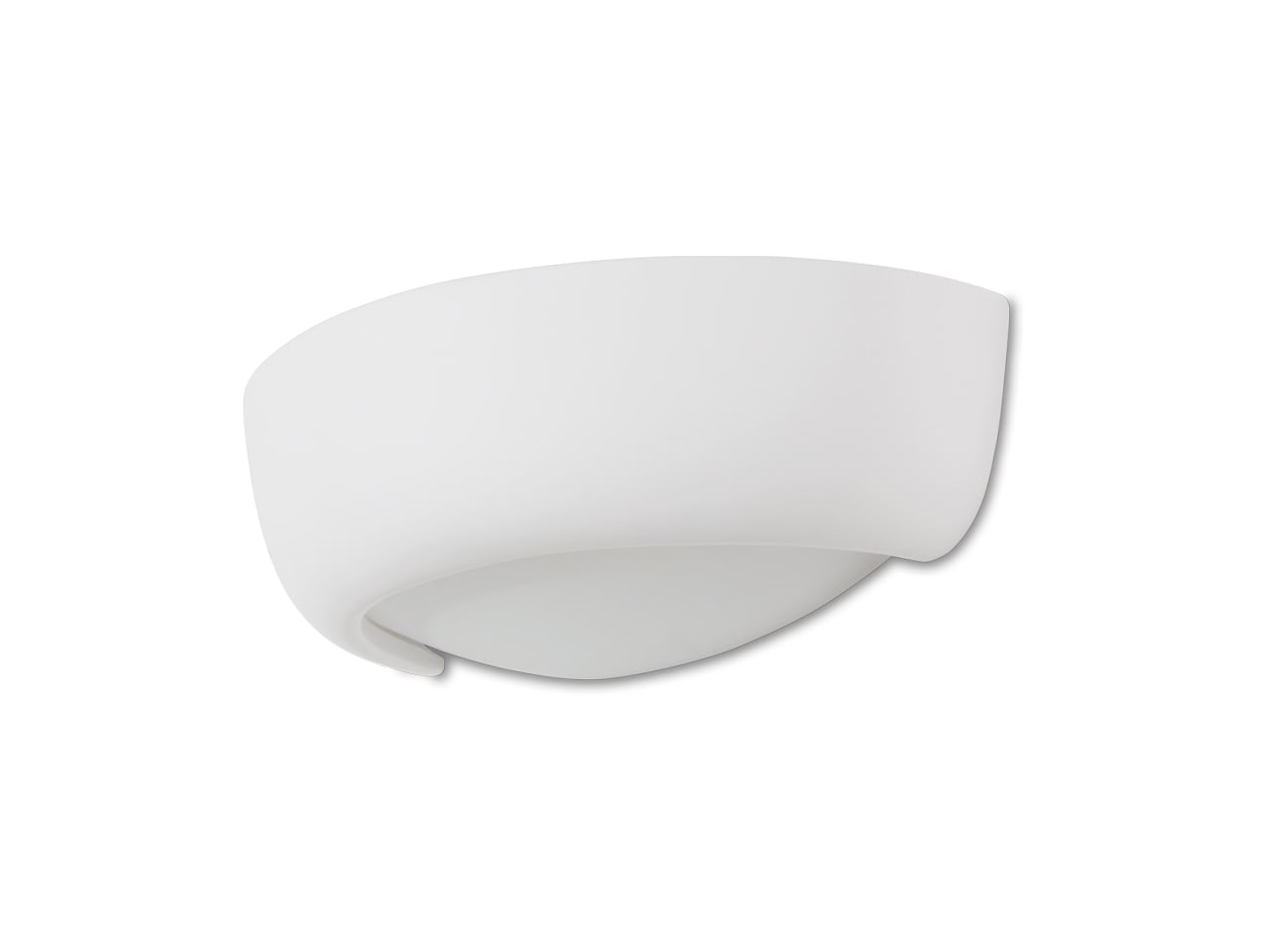 BELFIORE SRL - NVT8215-41 Applique in CERAMICA 9010 a parete con parte elettrica a LED con luce biemissione dal design minimale.