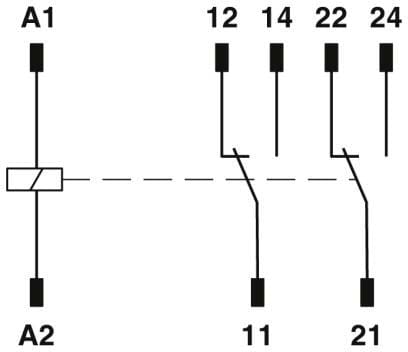 PHOENIX CONTACT - PHC2908777 REL-SR- 24DC/2X21/FG RELE SICUREZZA