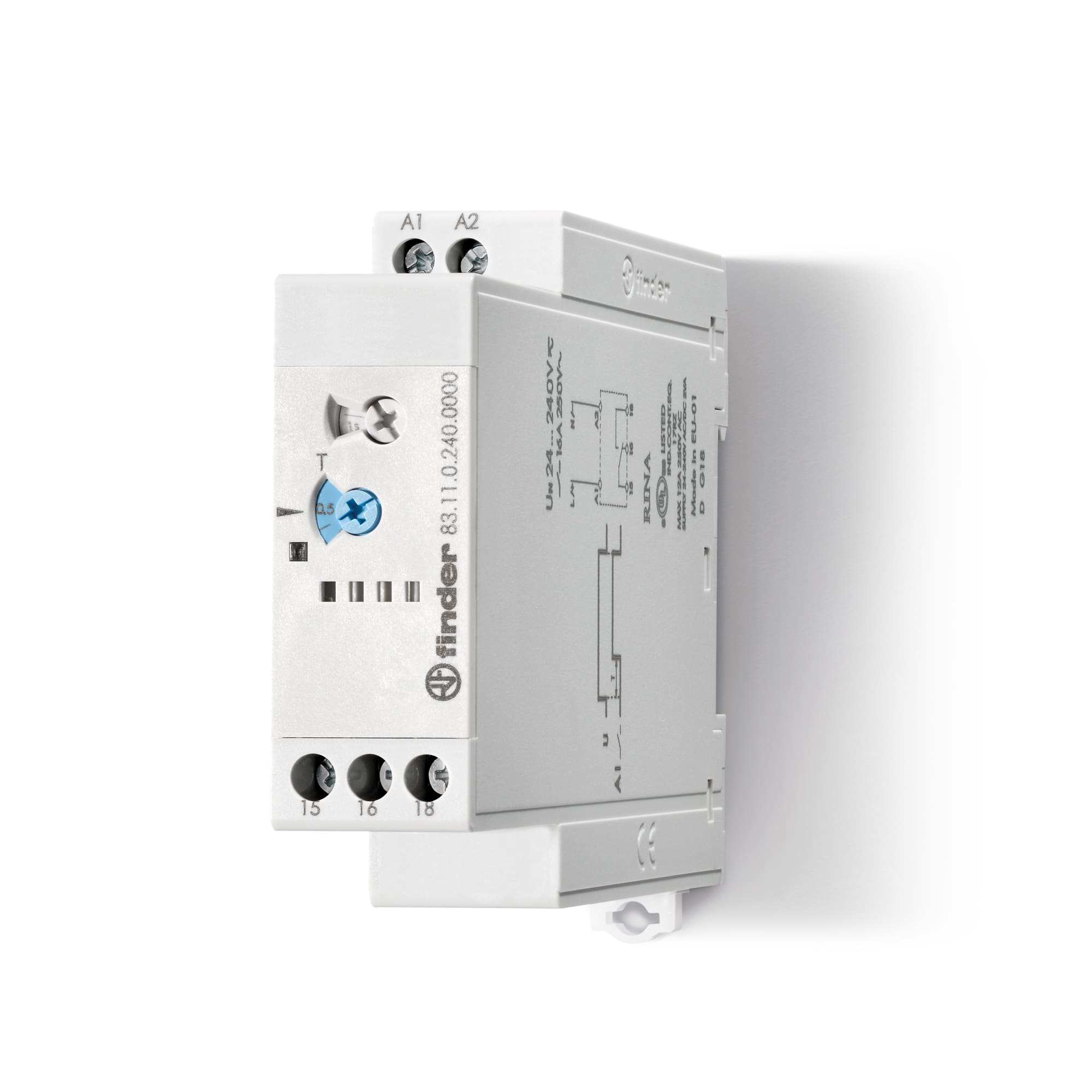 FINDER SPA - FIN831102400000T TEMPORIZZATORE RITARDO ECCITAZ. 24/240V