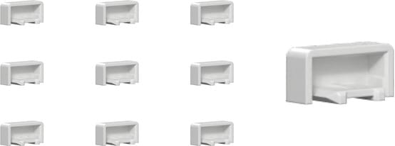 GIRA - GIR831500 10 X CALOTTA TERMINALE BIN.FASE ACCESSOR