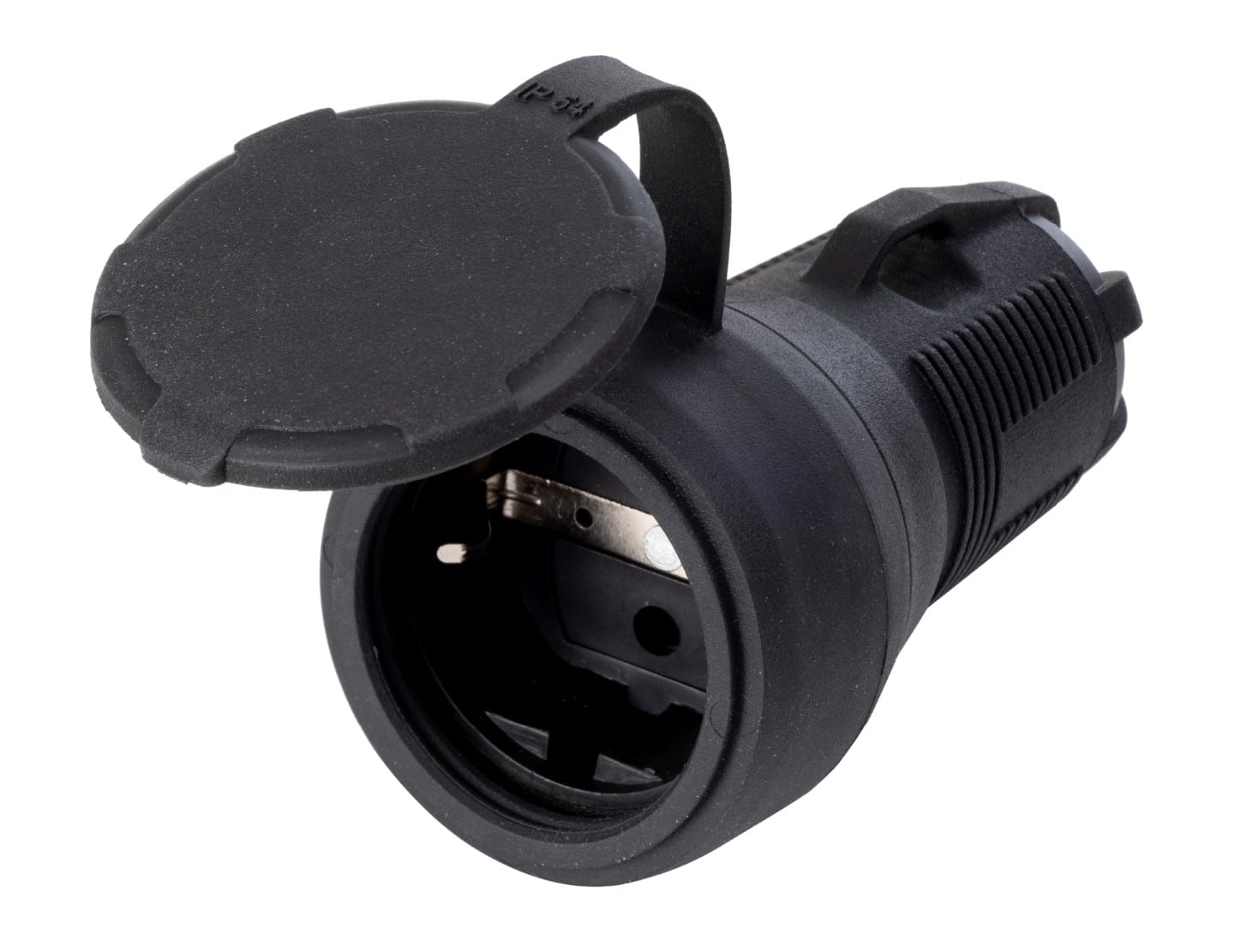 ROSI MATERIALE ELETT - RCO83410 PRESA MOBILE SCHUKO IN GOMMA IP54