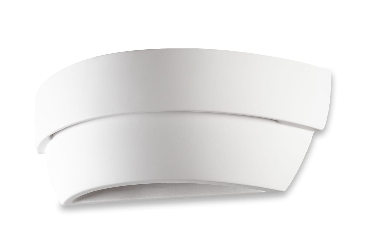 BELFIORE SRL - NVT8342-3058 Applique da parete in CERAMICA 9010 con parte elettrica a LED a parete con luce biemissione.