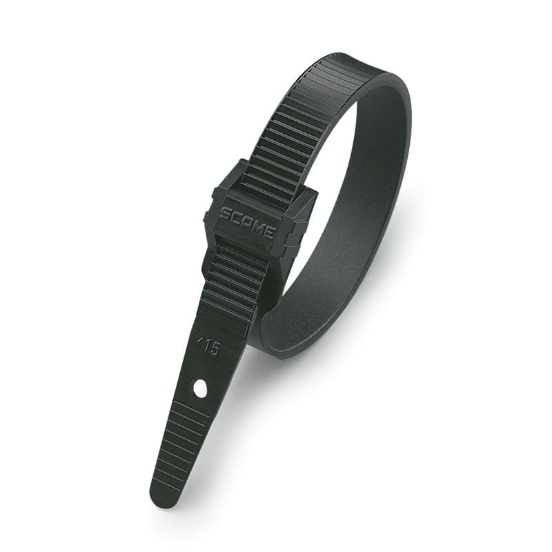 SCAME PARRE SPA - SCA839.39/9120 FASCETTA RILSAN NERO 9X132