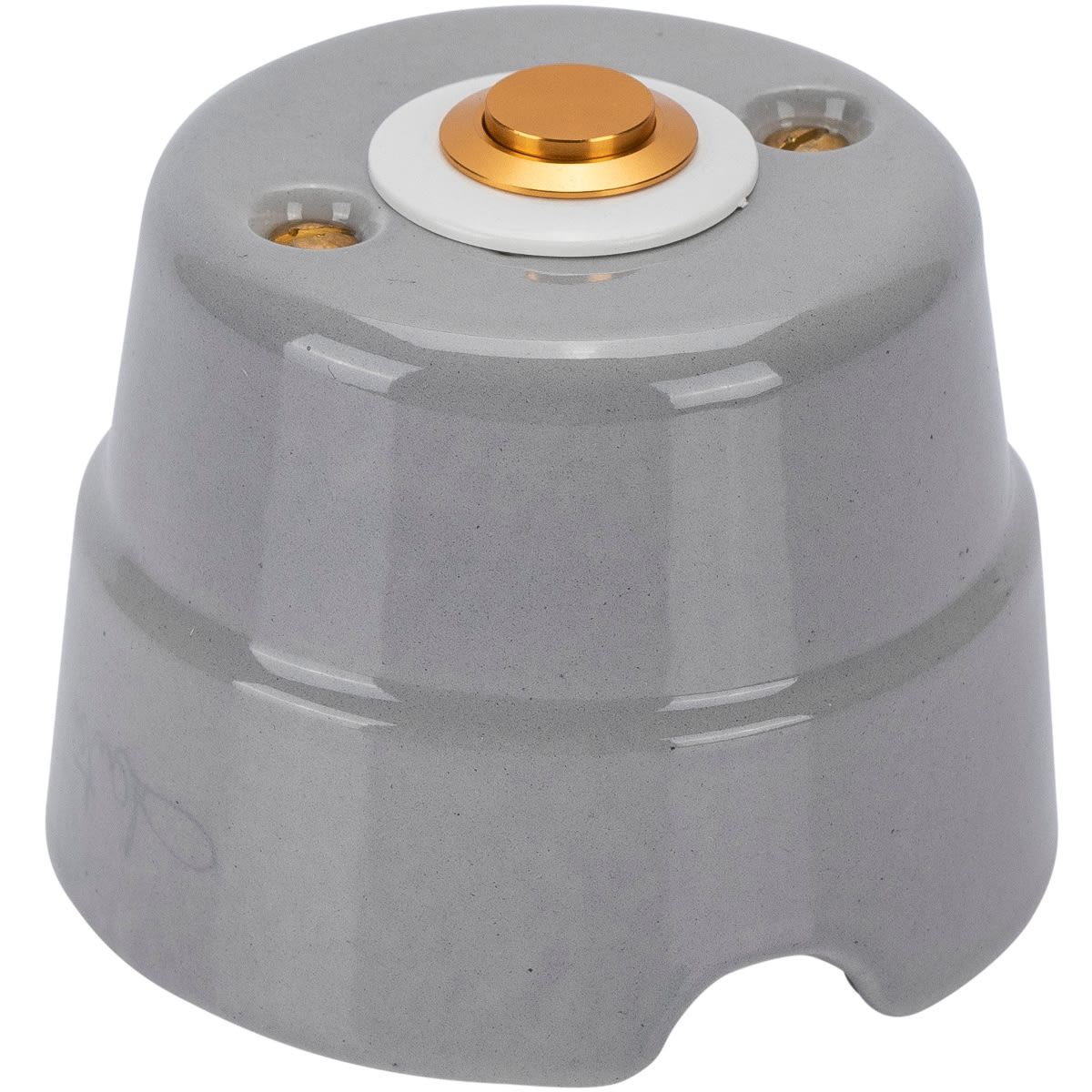 FANTON SPA - FME84003GR PULSANTE OTTONE PER CAMPANELLO 2A 48V GR