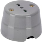 FANTON SRL - FME84010GR PRESA P17/11 DA PARETE IN CERAMICA GR