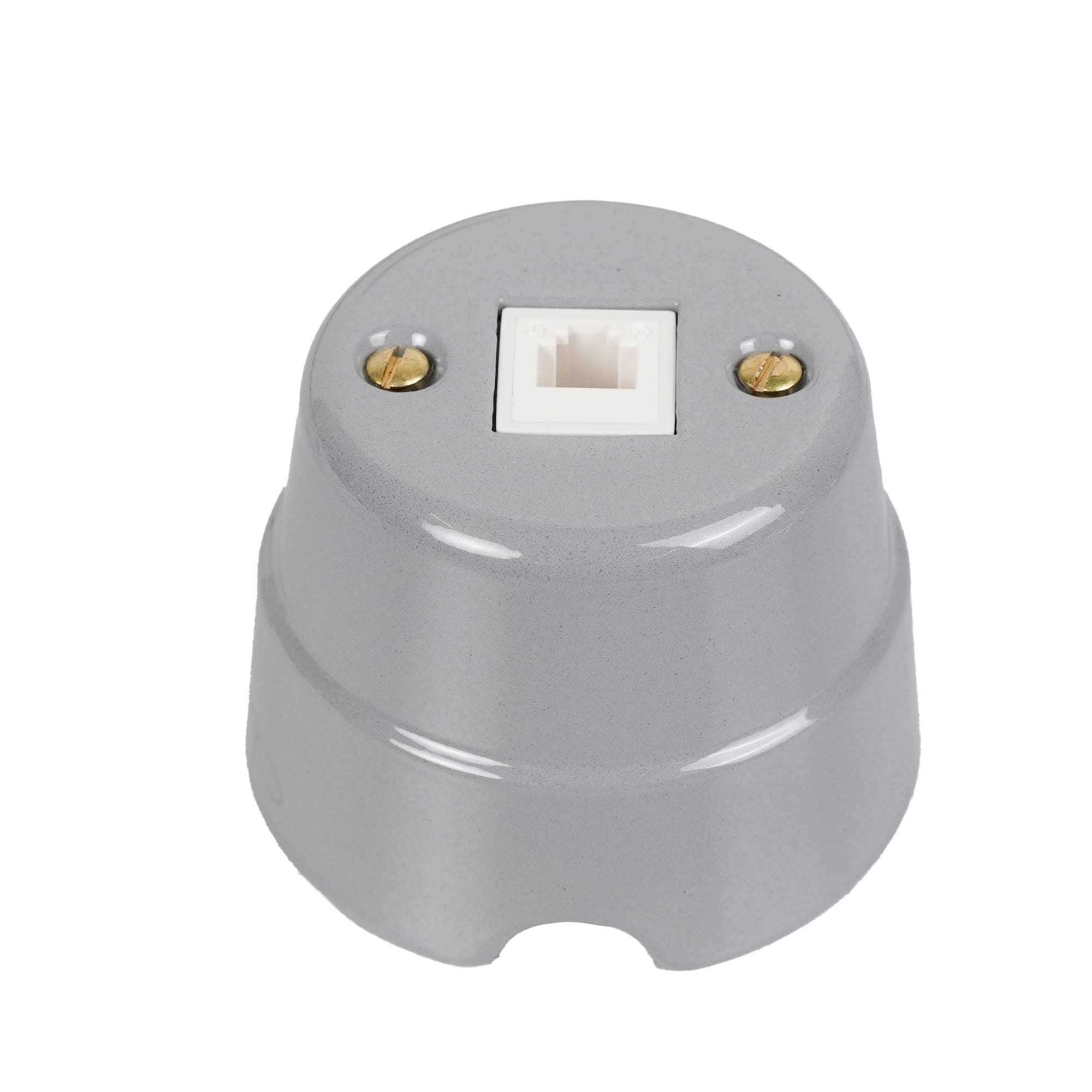 FANTON SPA - FME84016GR PRESA RJ12 CAT.3 UTP 90 IN CERAMICA GR