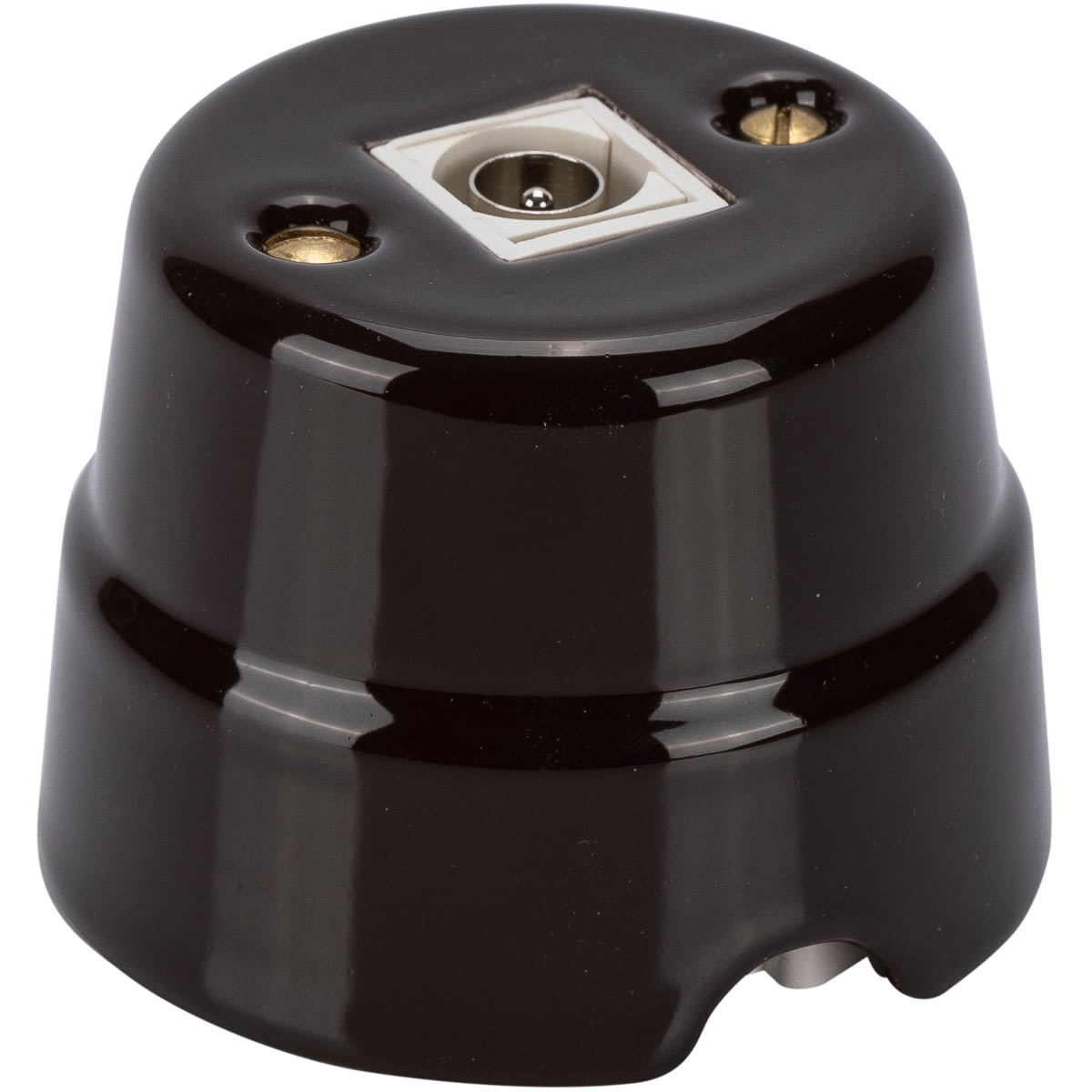FANTON SRL - FME84022BW PRESA TV MASCHIO  9,5MM IN CERAMICA   MA