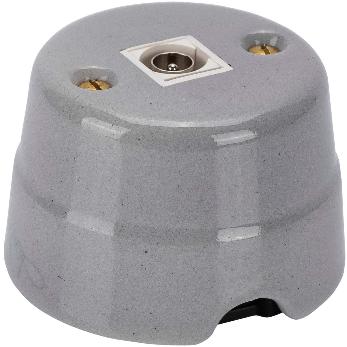 FANTON SRL - FME84022GR PRESA TV MASCHIO  9,5MM IN CERAMICA   GR