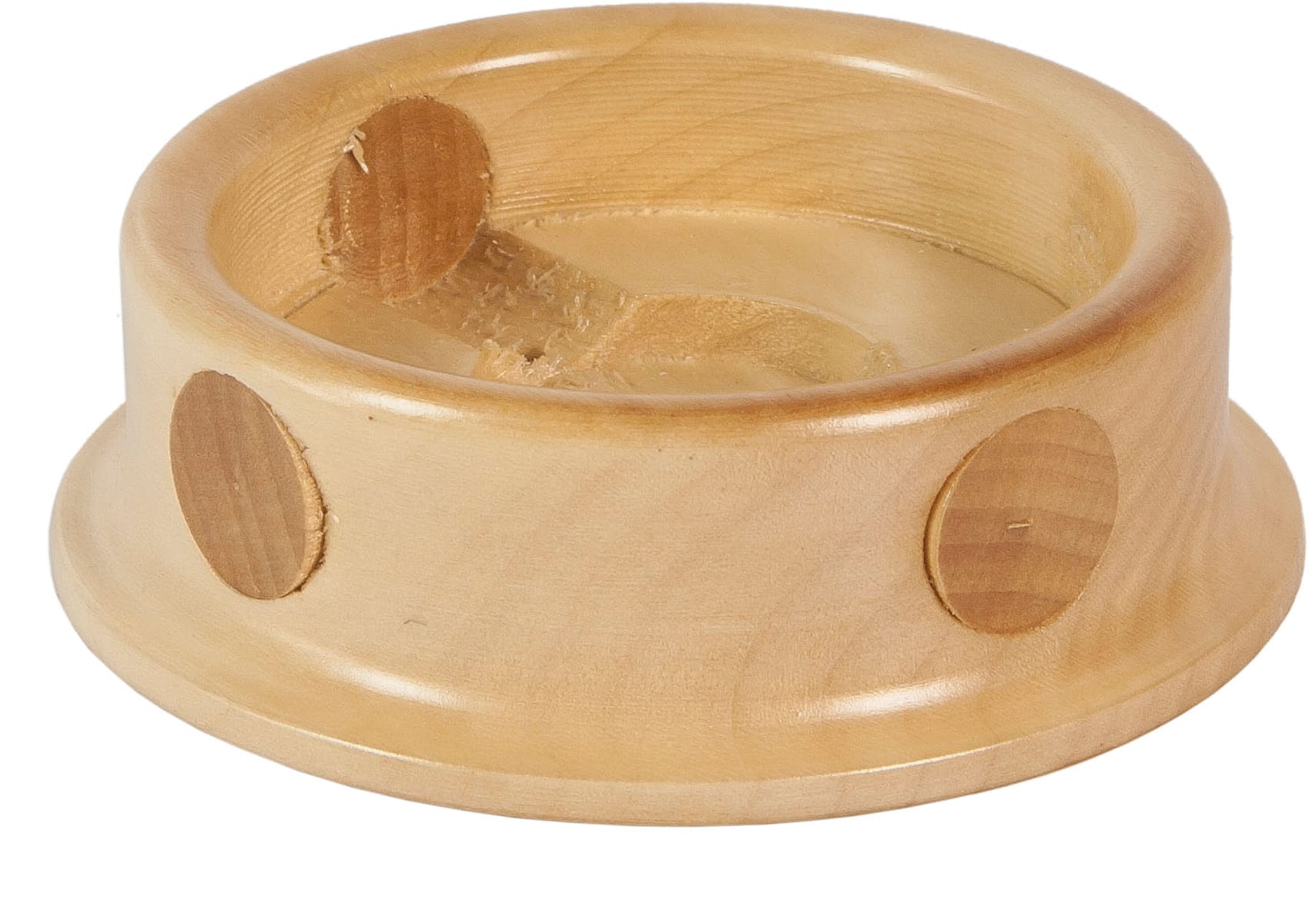 FANTON SRL - FME84044 BASE IN LEGNO  140MM 3FORI+TAPPI ROVERE