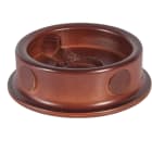 FANTON SRL - FME84048 BASE IN LEGNO D140MM 3FORI+TAPPI NOCE