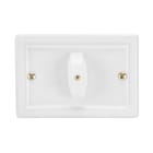 FANTON SRL - FME84067 PLACCA RETT.113X77 1PULS.ROT.X S.503 BI