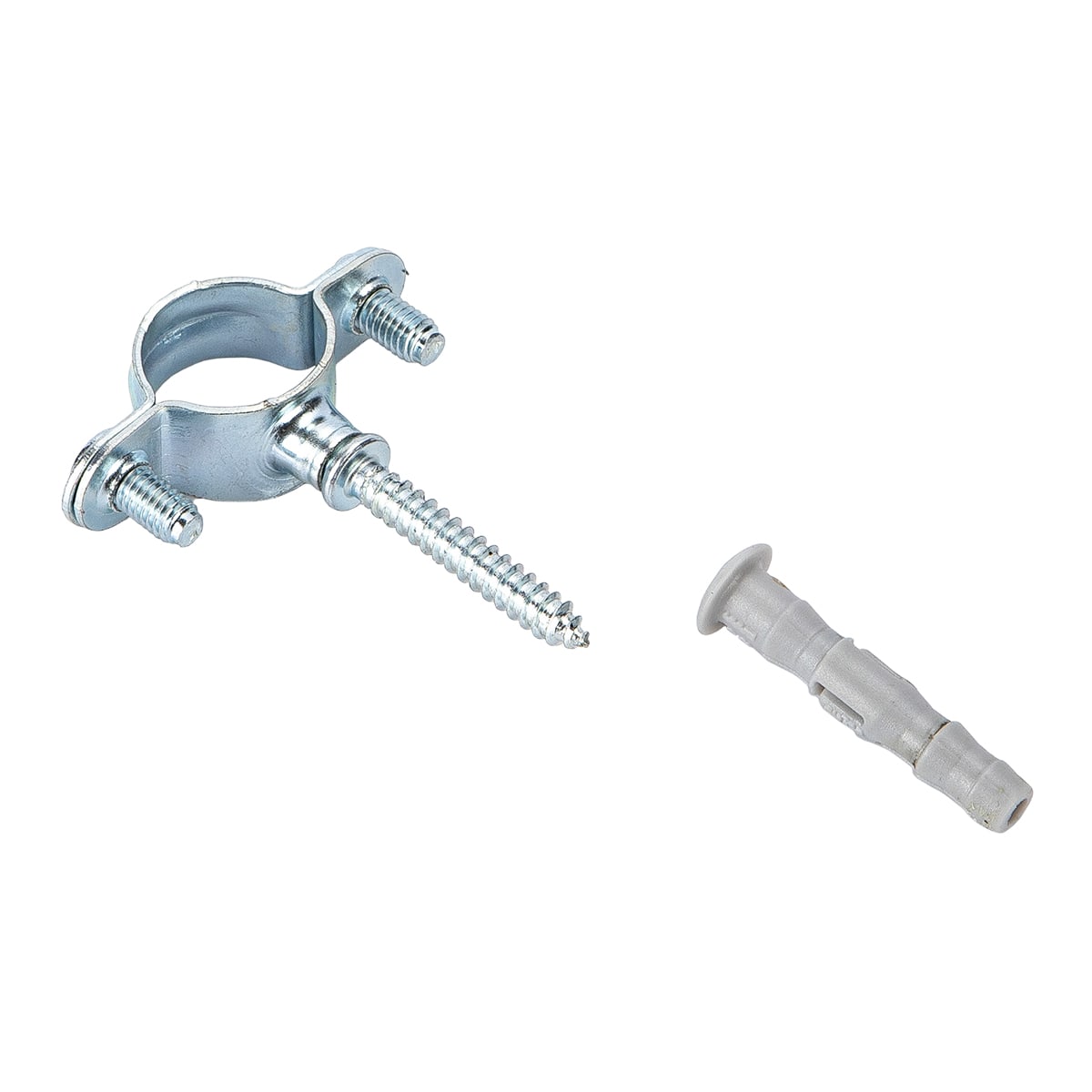 FANTON SRL - FME84085ZN FERMATUBO  18MM IN LAMIERA ZINC.+VITI+TA