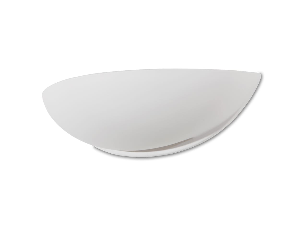 BELFIORE SRL - NVT8411-53 Applique in CERAMICA 9010 a parete con parte elettrica a LED con luce biemissione dal design essenziale.