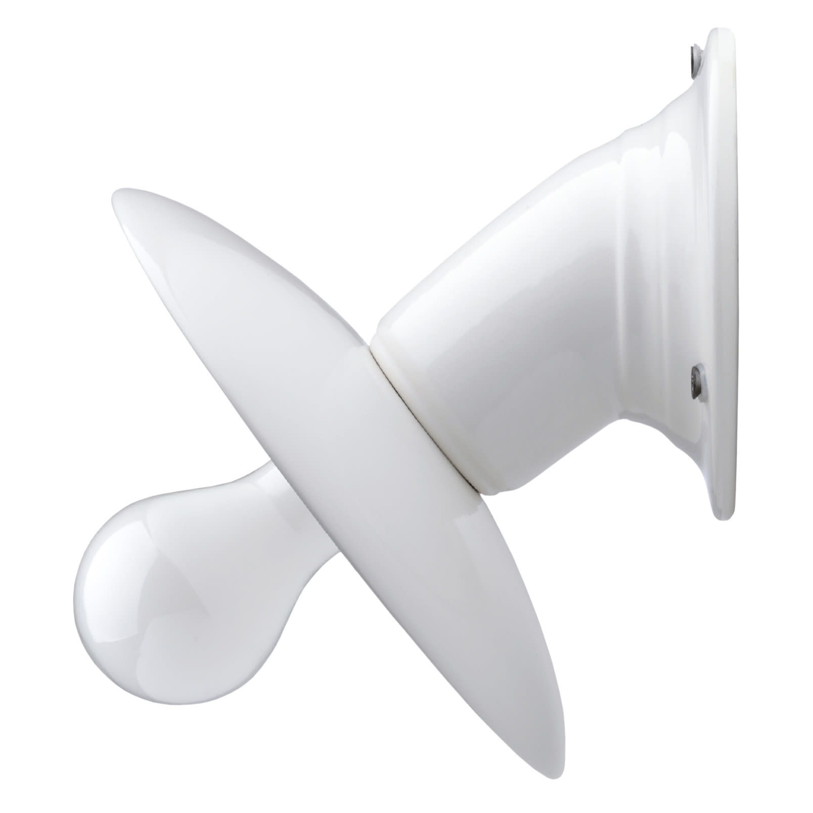 FANTON SRL - FME84110 SPOT PARETE E27+PIATTO LISCIO BI