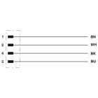 PHOENIX CONTACT - PHC1425095 SAC-4P- 5,0-PVC/M12FSL CAVO POWER