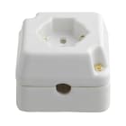 LE PROLUNGHE SAS - PRG8459 PRESA UNI.10/16A+SCHUKO 250V SER.CUBETTO