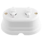 LE PROLUNGHE SAS - PRG8519 SERIE OVAL 2 PULSANTI ROTAT. 10A 250V