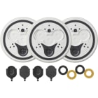 GIRA - GIR856500 SET GUARNIZIONI SCATOLA SYSTEM 106 BIANC