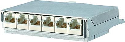 Metz - MEZ860018-11-E E-DAT C6 6X8 Modul Cat.6 Einbau in Modul