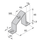 SCAME PARRE SPA - SCA865.200 STAFFA DI SUPPORTO