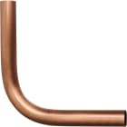 LE PROLUNGHE SAS - PRG8714 TUBO CURVO 90 M/M D.16 RAME SATINATO