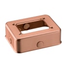 LE PROLUNGHE SAS - PRG8739/20-A-4 BASE PORT. 4FORI D.20MM RAME SATINATO