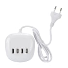 FANTON SRL - FME878940 ALIM.4 USB-A 3,4A CAVO 1,2M DA TAVOLO BI