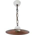 LE PROLUNGHE SAS - PRG8798/LRA LAMP. E27 P.LISCIO RAME ANTICATO D.22 CM