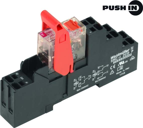 WEIDMULLER - WEI8897250000 RCIKITP115VAC 2CO LD/PB
