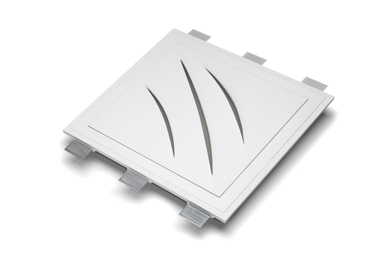 BELFIORE SRL - NVT8917-3005 Plafoniera in CRISTALY con parte elettrica a LED a incasso a plafone con illuminazione decorativa per soffitto con luce monoemis