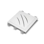 BELFIORE SRL - NVT8917-3005 Plafoniera in CRISTALY con parte elettrica a LED a incasso a plafone con illuminazione decorativa per soffitto con luce monoemis