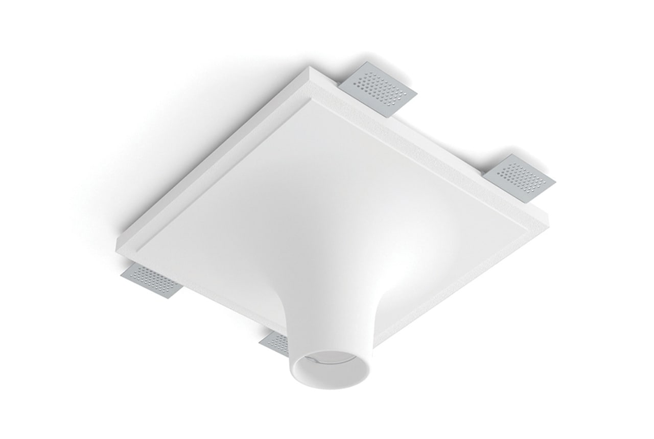 BELFIORE SRL - NVT8935G-35 Plafoniera in CRISTALY con parte elettrica a LED a incasso a plafone dal design moderno da soffitto, luce monoemissione.