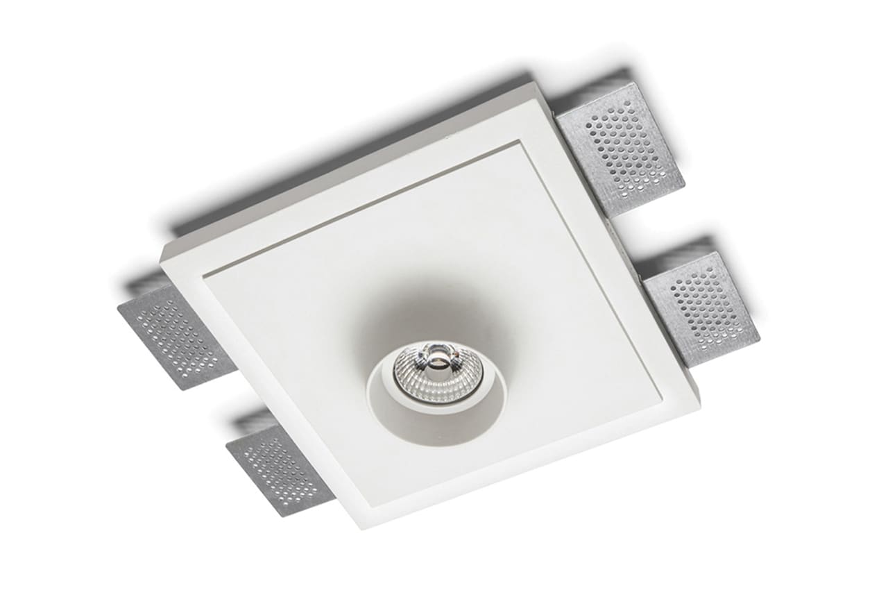 BELFIORE SRL - NVT8935L-35 Plafoniera in CRISTALY con parte elettrica a LED a incasso a plafone dal design moderno da soffitto, luce monoemissione.