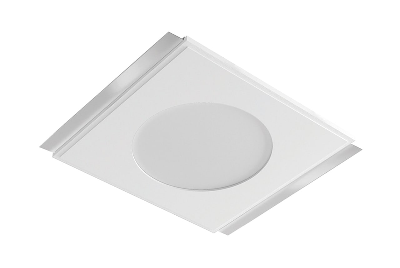 BELFIORE SRL - NVT8936B-4014 Plafoniera in CRISTALY con parte elettrica a LED a incasso a plafone.