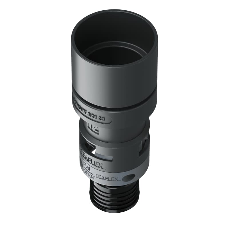 TEAFLEX - TEA8BAD2312 RACC.ADATTATORE NERO IP68 2312