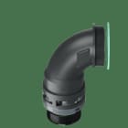 TEAFLEX - TEA8BBN48M63 CURVA 90?IP68 BN48 M63 NERO