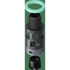 TEAFLEX - TEA8BSM07M12 RACC.NERO IP68 SM07 M12X1,5