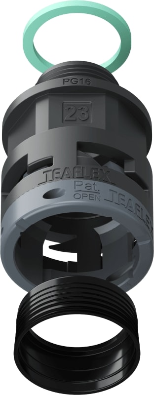 TEAFLEX - TEA8BSM23P16 RACC.NERO IP68 SM23 PG16