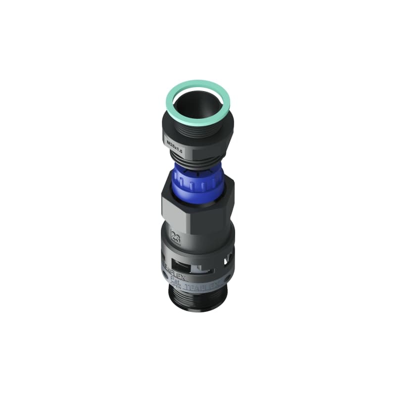 TEAFLEX - TEA8BSR23M2520 RACC.PRESS. 23ISO25 17 -20,5