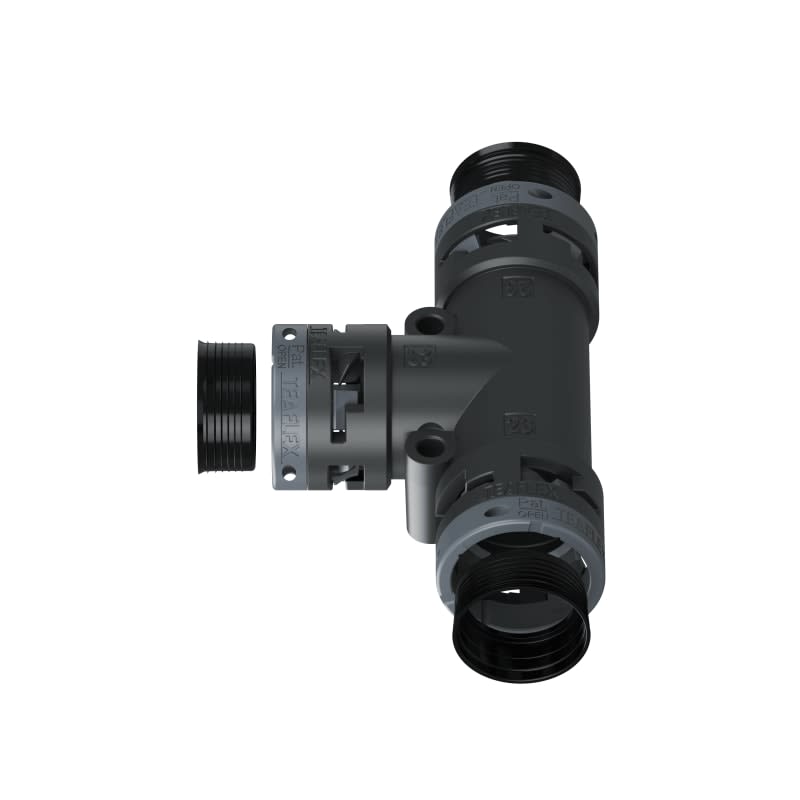 TEAFLEX - TEA8BT232323 RACC. T NERO IP68 23-23-23