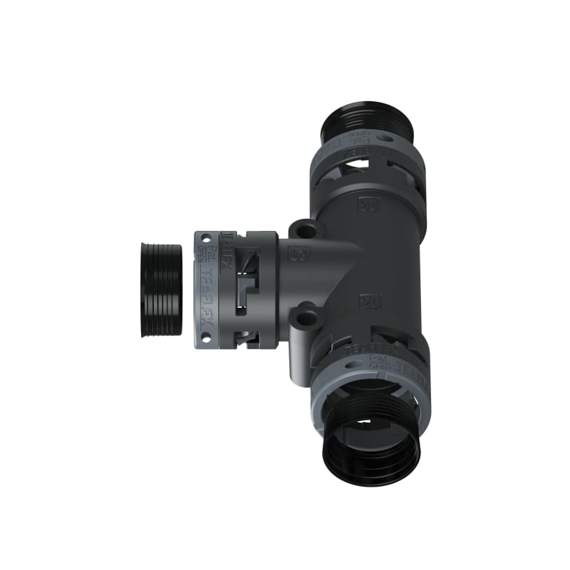 TEAFLEX - TEA8BT232323 RACC. T NERO IP68 23-23-23