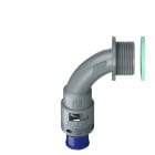 TEAFLEX - TEA8GBN10P13 CURVA 90?IP68 BN10 PG13 GRIGI