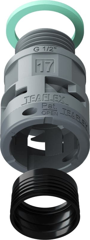 TEAFLEX - TEA8GSM17G03 RACC.GRIGIO IP68 SM17 G 1/2